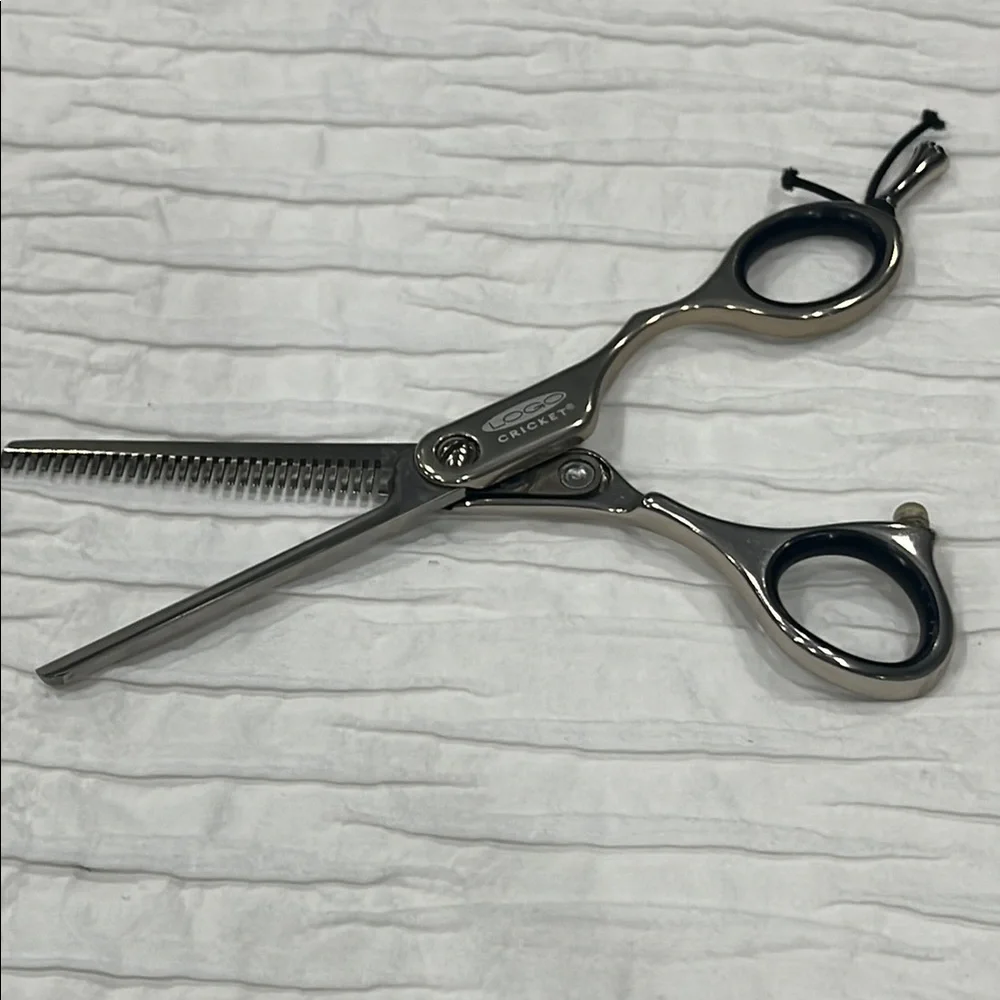 LOGO‎ scissors Cricket Professional Silver Hair Thinning ✂️ texturizing sheers